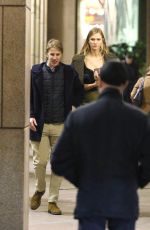 KARLIE KLOSS Out and About in Milan 02/25/2016