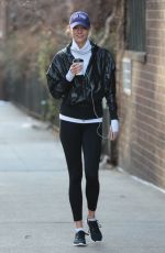 KARLIE KLOSS Out and About in New York 02/02/2016