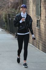 KARLIE KLOSS Out and About in New York 02/02/2016