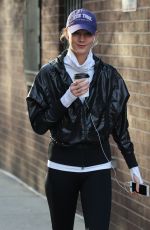 KARLIE KLOSS Out and About in New York 02/02/2016
