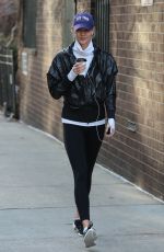 KARLIE KLOSS Out and About in New York 02/02/2016