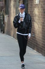 KARLIE KLOSS Out and About in New York 02/02/2016