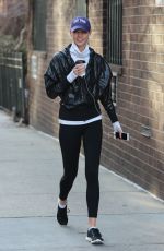 KARLIE KLOSS Out and About in New York 02/02/2016