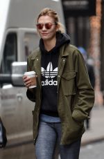 KARLIE KLOSS Out and About in New York 02/10/2016