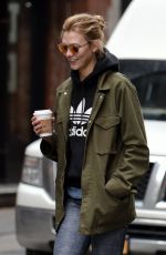 KARLIE KLOSS Out and About in New York 02/10/2016
