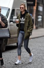 KARLIE KLOSS Out and About in New York 02/10/2016