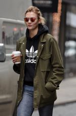 KARLIE KLOSS Out and About in New York 02/10/2016
