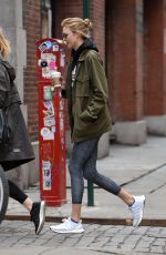 KARLIE KLOSS Out and About in New York 02/10/2016