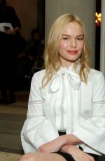 KATE BOSWORTH at Carolina Herrera Fashion Show at New York Fashion Week 02/15/2016