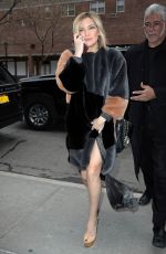 KATE HUDSON Arrives at The View in New York 02/17/2016