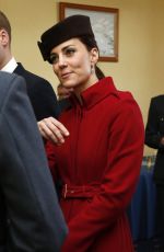 KATE MIDDLETON at RAF Ceremony in Anglesey 02/18/2016