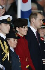 KATE MIDDLETON at RAF Ceremony in Anglesey 02/18/2016