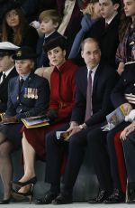 KATE MIDDLETON at RAF Ceremony in Anglesey 02/18/2016