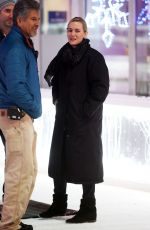 KATE WINSLET on the Set of 