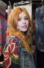 KATHERINE MCNAMARA at Desigual Fall 2016 Fashion Show at New York Fashion Week 02/11/2016