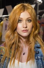 KATHERINE MCNAMARA at Desigual Fall 2016 Fashion Show at New York Fashion Week 02/11/2016
