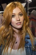 KATHERINE MCNAMARA at Desigual Fall 2016 Fashion Show at New York Fashion Week 02/11/2016