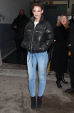 KATIE HOLMES at AOL Studios in New York 02/08/2016
