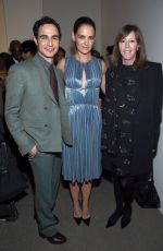 KATIE HOLMES at Zac Posen Fashion Show in New York Fashion Week 02/15/2016