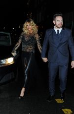 KATIE PRICE Arrives at Ivy Club for Winter Carnival Party in Lodnon 01/31/2016