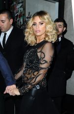 KATIE PRICE Arrives at Ivy Club for Winter Carnival Party in Lodnon 01/31/2016
