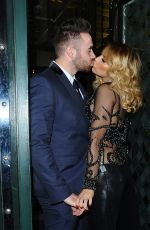 KATIE PRICE Arrives at Ivy Club for Winter Carnival Party in Lodnon 01/31/2016