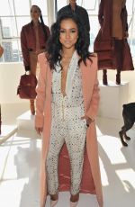 KATTEUCHE TRAN at Laquan Smith Fashion Show at New York Fashion Week 02/14/2016