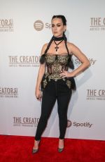 KATY PERRY at Creators Party Presented by Spotify in Los Angeles 02/13/2016