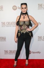 KATY PERRY at Creators Party Presented by Spotify in Los Angeles 02/13/2016