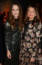 KEIRA KNIGHTLEY at Erdem x Selfridges LFW After Party in London 02/22/2016