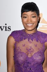 KEKE PALMER at 2016 Pre-grammy Gala and Salute to Industry Icons in Beverly Hills 02/14/2016