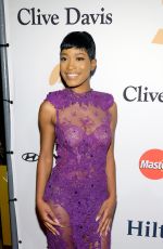 KEKE PALMER at 2016 Pre-grammy Gala and Salute to Industry Icons in Beverly Hills 02/14/2016