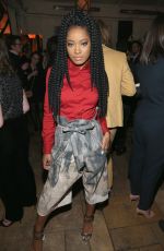 KEKE PALMER at Vanity Fair and Fiat Young Hollywood Celebration in Los Angeles 02/23/2016