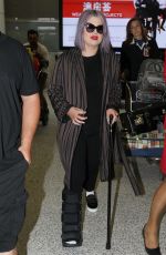 KELLY OSBOURNE Arrives at Airport in Sydney 01/28/2016