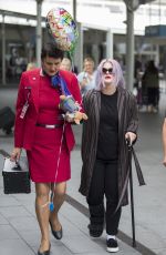 KELLY OSBOURNE Arrives at Airport in Sydney 01/28/2016