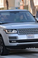 KENDALL JENNER and GIGI HADID Driving Around in Beverly Hills 02/01/2016