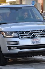 KENDALL JENNER and GIGI HADID Driving Around in Beverly Hills 02/01/2016