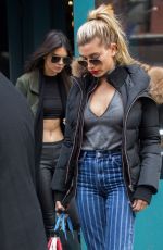 KENDALL JENNER and  HAILEY BALDWIN Out in New York 02/11/2016