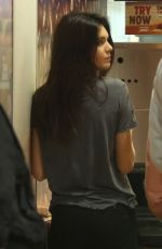 KENDALL JENNER at Burger King in London 02/22/2016