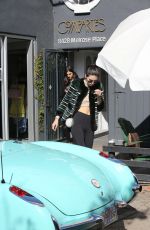 KENDALL JENNER Drive Her 1957 Corvette Out in west hollywood - 2/4/16 [mq]