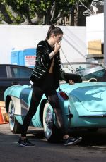 KENDALL JENNER Drive Her 1957 Corvette Out in west hollywood - 2/4/16 [mq]