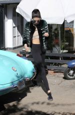 KENDALL JENNER Drive Her 1957 Corvette Out in west hollywood - 2/4/16 [mq]