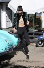 KENDALL JENNER Drive Her 1957 Corvette Out in west hollywood - 2/4/16 [mq]
