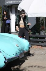 KENDALL JENNER Drive Her 1957 Corvette Out in west hollywood - 2/4/16 [mq]