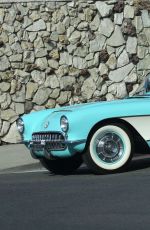 KENDALL JENNER Drive Her 1957 Corvette Out in west hollywood - 2/4/16 [mq]