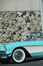 KENDALL JENNER Drive Her 1957 Corvette Out in west hollywood - 2/4/16 [mq]