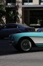 KENDALL JENNER Drive Her 1957 Corvette Out in west hollywood - 2/4/16 [mq]