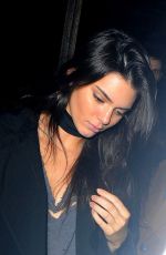 KENDALL JENNER Leaves Sexy Fish Restaurant in London 02/22/2016