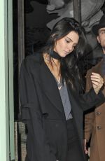 KENDALL JENNER Leaves Sexy Fish Restaurant in London 02/22/2016
