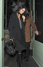 KENDALL JENNER Leaves Sexy Fish Restaurant in London 02/22/2016